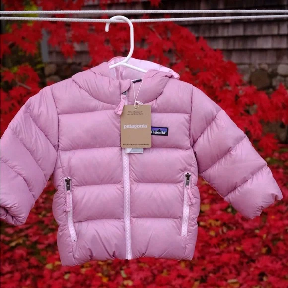Patagonia BABY HI-LOFT DOWN SWEATER HOODY COAT - Picture 2 of 6